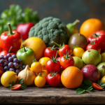 Variété de fruits et légumes rares commençant par Z sur une table