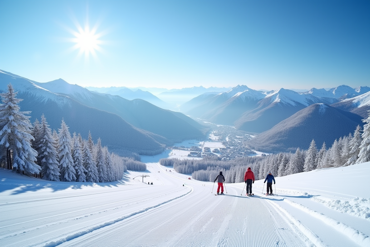 montagne enneigée
