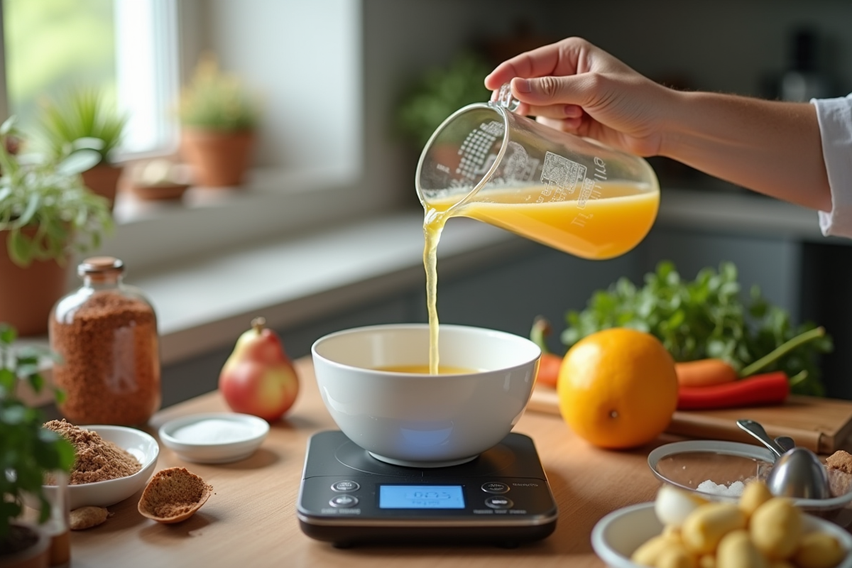 Pourquoi la conversion des millilitres en grammes est-elle cruciale en cuisine ?