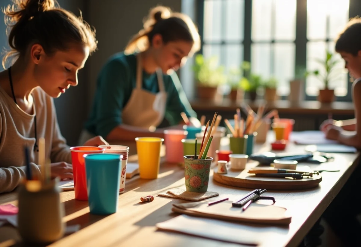 Atelier gobelets : l’art de la réutilisation créative pour un monde plus écoresponsable