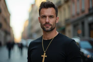 L’histoire et la symbolique du pendentif en forme de croix pour homme