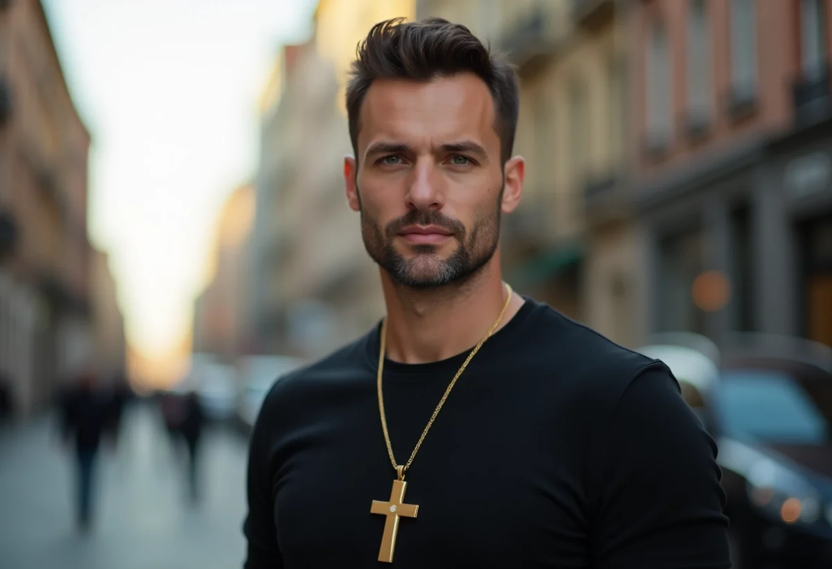 L’histoire et la symbolique du pendentif en forme de croix pour homme